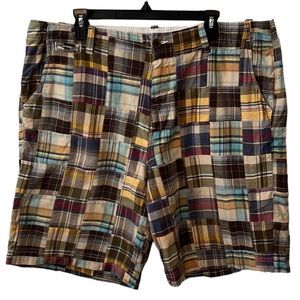 Islander Madras Patchwork Men’s Shorts W40